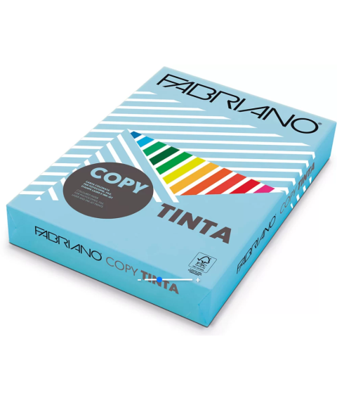 Hîrtie colorată A4 FABRIANO Tinta Cielo, 160 gr/m2, 250 foi, intensiv, albastru deschis